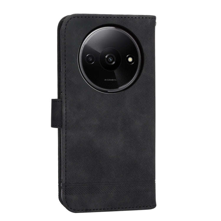 For Xiaomi Redmi A3 Dierfeng Dream Line TPU + PU Leather Phone Case(Black)