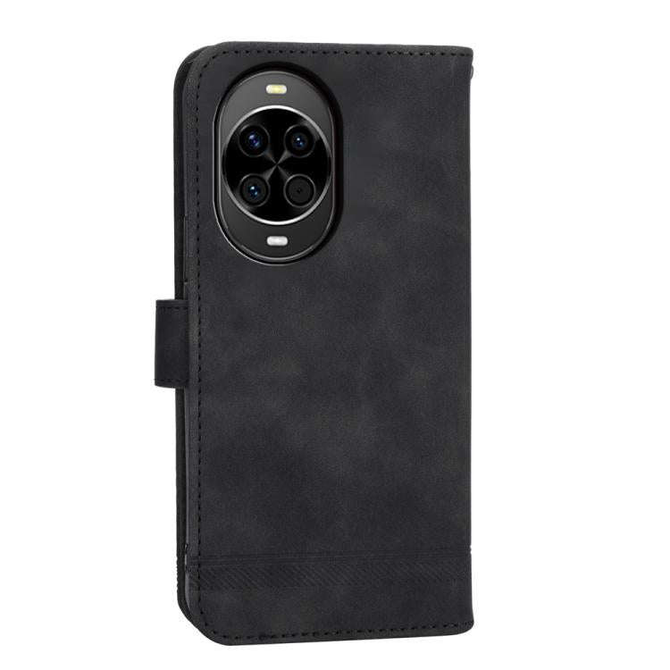 For Huawei nova 14 Dierfeng Dream Line TPU Hybrid PU Leather Phone Case(Black)