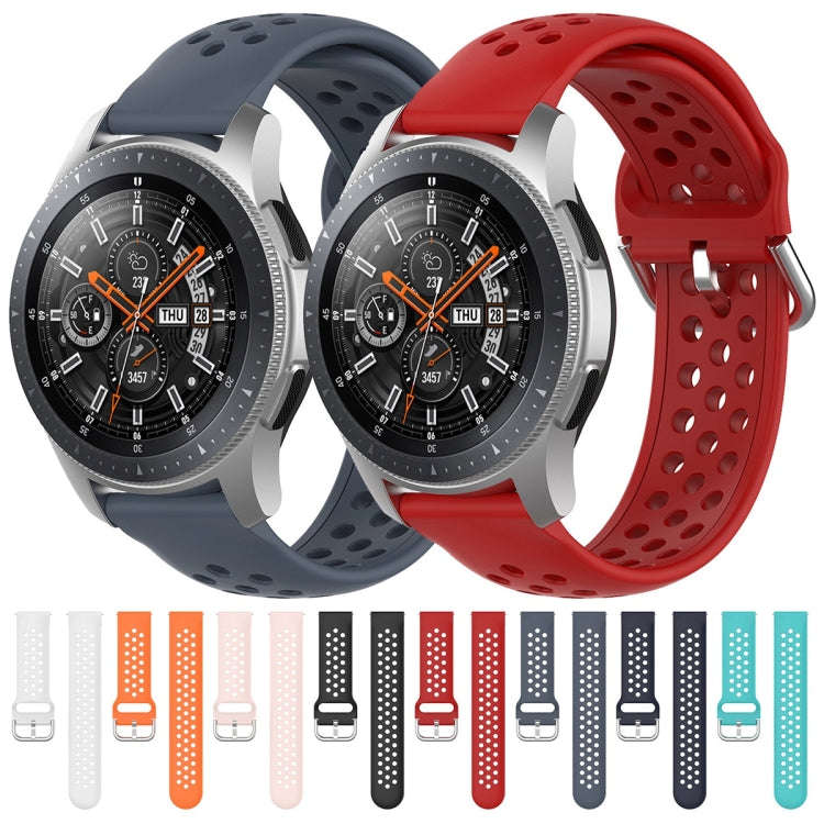 22mm Universal Sport Silicone Watch Band(White)