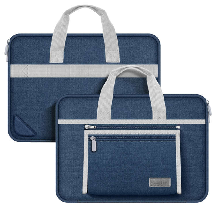 13/13.3 inch Oxford Fabric Portable Laptop Handbag(Dark Blue)