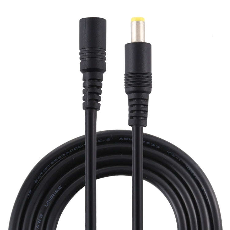 8A 5.5 x 2.5mm Female to Male DC Power Extension Cable, Cable Length:3m(Black)