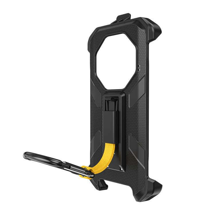 For Ulefone Armor X32 / X32 Pro Ulefone Back Clip Phone Case with Carabiner(Black)