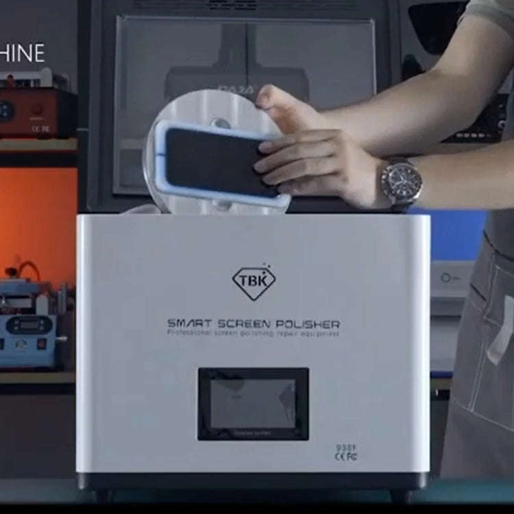 TBK 938F Automatic Grinding Polishing Machine Display Scratch Removal Machine, Plug:AU