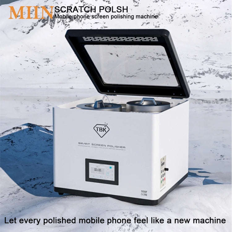 TBK 938F Automatic Grinding Polishing Machine Display Scratch Removal Machine, Plug:US