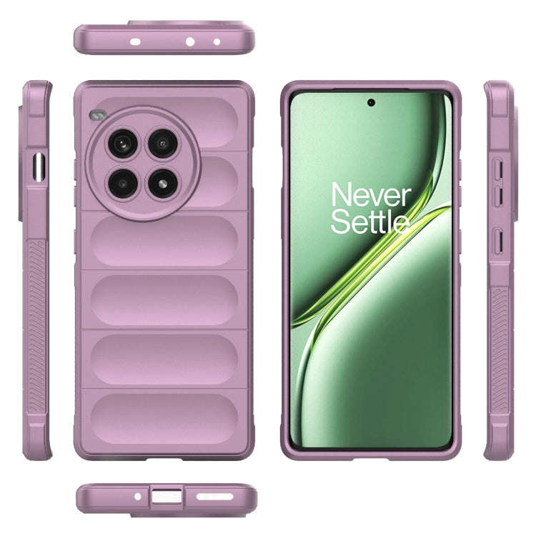 For OnePlus Ace 3 Pro 5G Magic Shield TPU + Flannel Phone Case(Purple)