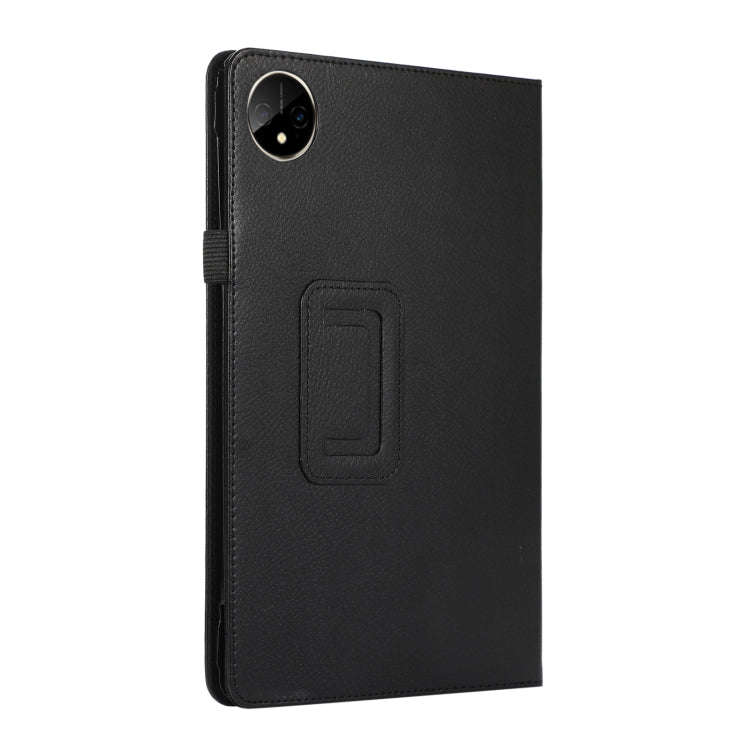 For Huawei MatePad Pro 11 2024 Litchi Texture Leather Tablet Case with Holder(Black)