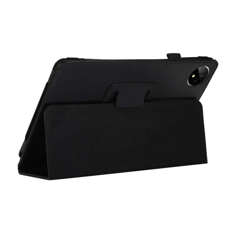 For Huawei MatePad Pro 11 2024 Litchi Texture Leather Tablet Case with Holder(Black)