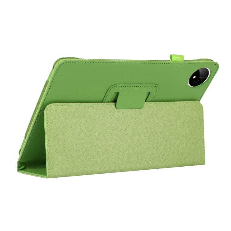 For Huawei MatePad Pro 11 2024 Litchi Texture Leather Tablet Case with Holder(Green)