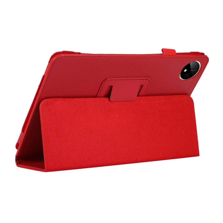 For Huawei MatePad Pro 11 2024 Litchi Texture Leather Tablet Case with Holder(Red)