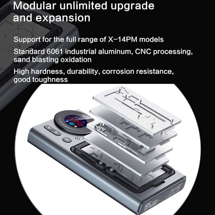 i2C T20 Intelligent Motherboard Middle Layered Heating Platform For iPhone X-13 Series, Plug:US