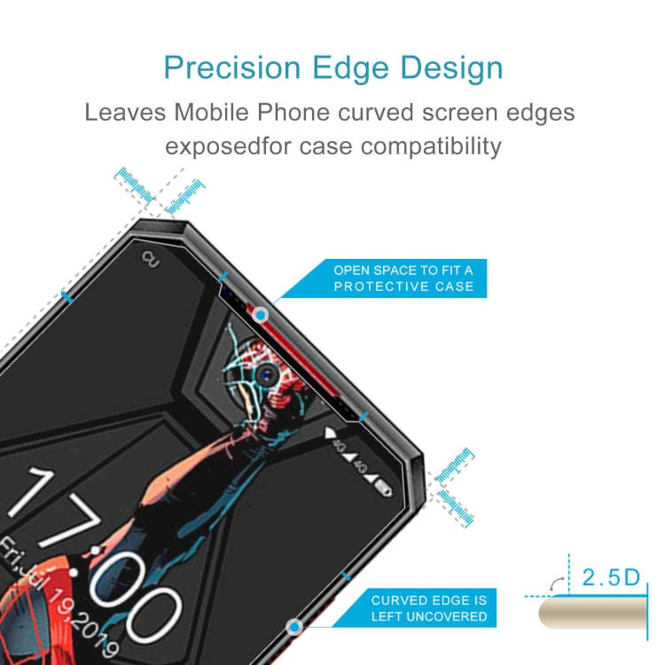 For Oukitel K13 Pro 10pcs 0.26mm 9H 2.5D Tempered Glass Film