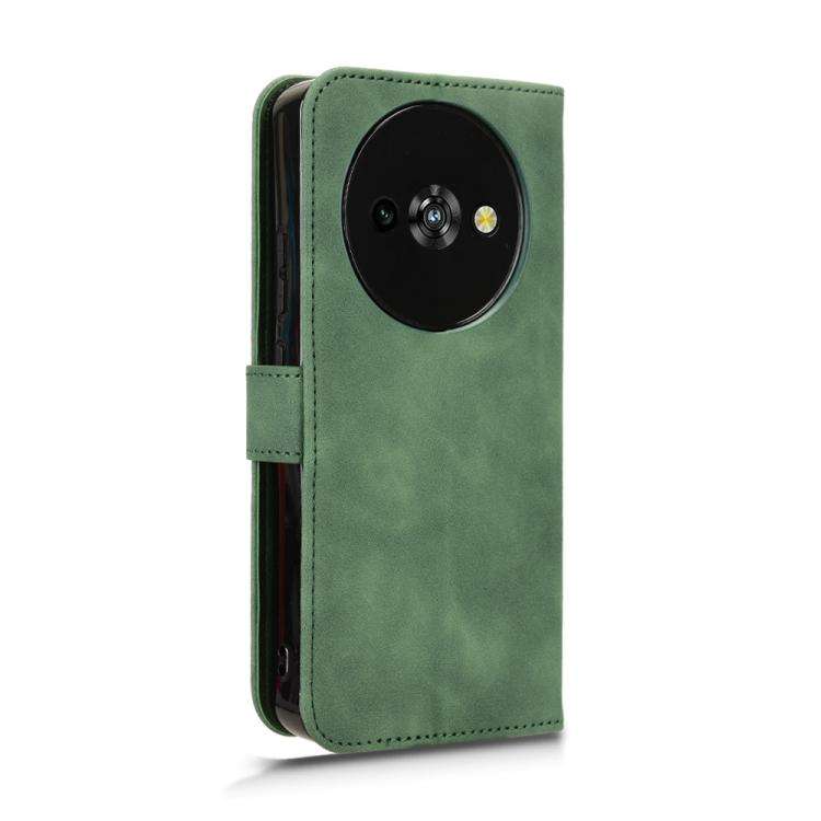 For Oukitel C59 Pro Skin Feel Magnetic Flip Leather Phone Case(Green)