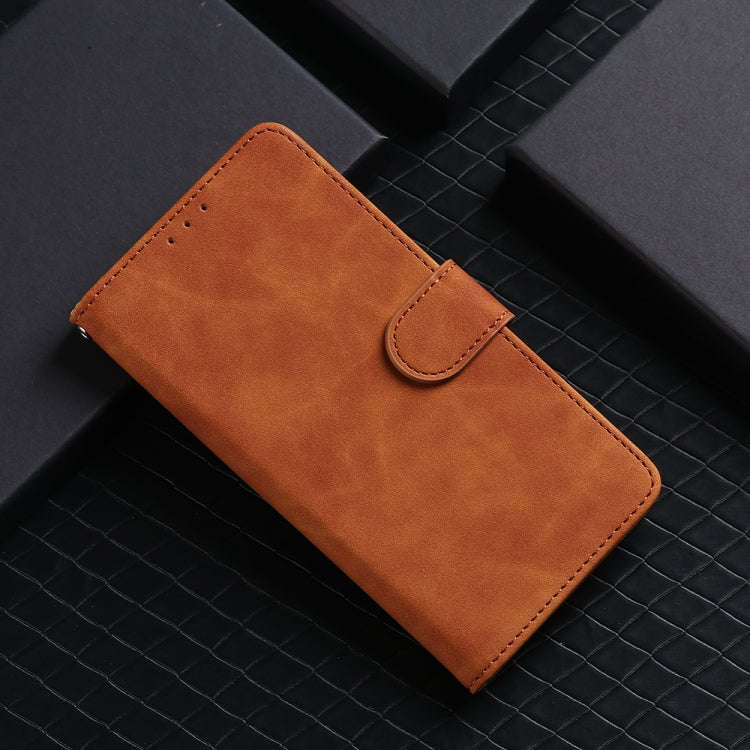 For Ulefone Note 20 Pro Skin Feel Magnetic Flip Leather Phone Case(Brown)