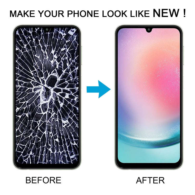 For Samsung Galaxy A24 4G SM-A245F Original LCD Screen Digitizer Full Assembly with Frame