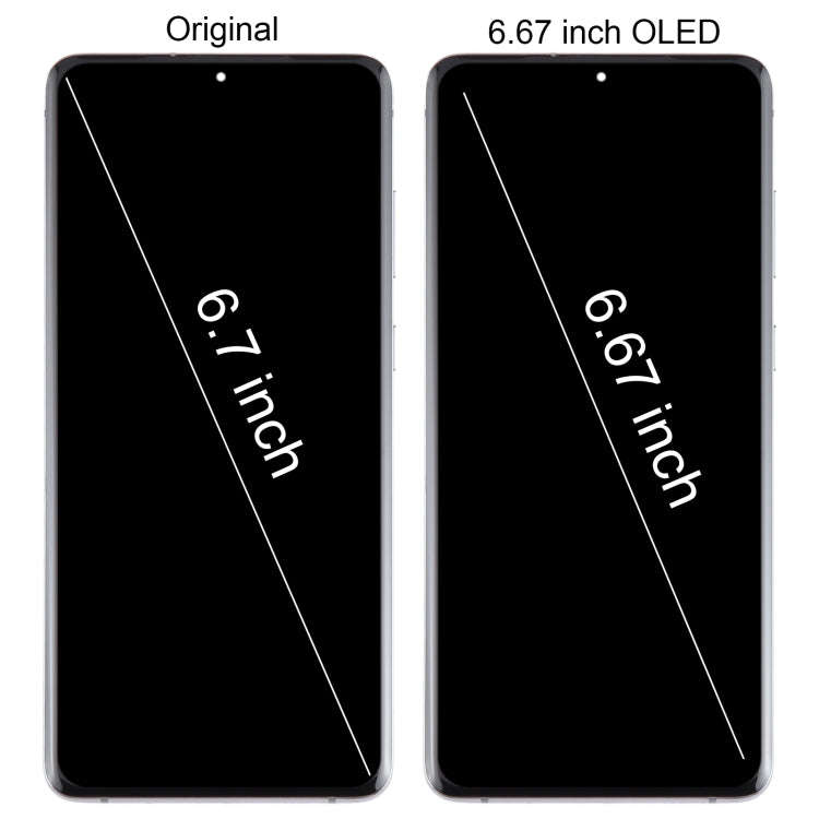 For Samsung Galaxy S20+ 4G/5G SM-G985/986 6.67 inch OLED LCD Screen Digitizer Full Assembly with ...