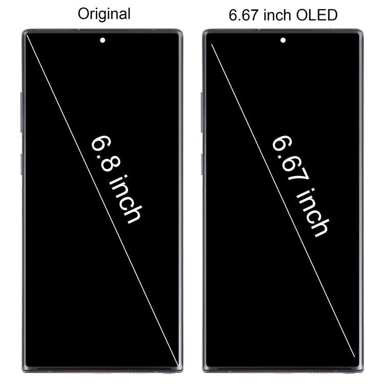 For Samsung Galaxy Note10+ SM-N975 6.67 inch OLED LCD Screen Digitizer Full Assembly with Frame(B...