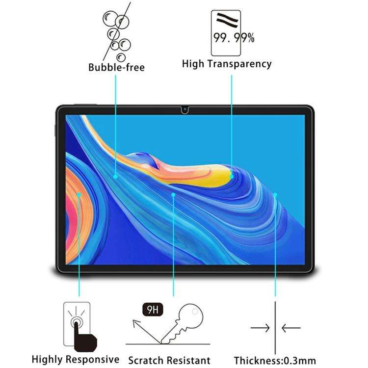 For Doogee U11 / U11 Pro 2pcs 9H 0.3mm Explosion-proof Tempered Glass Film