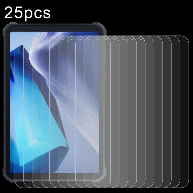 For Oukitel RT3 / RT3 Pro / RT3 Plus 25pcs 9H 0.3mm Explosion-proof Tempered Glass Film