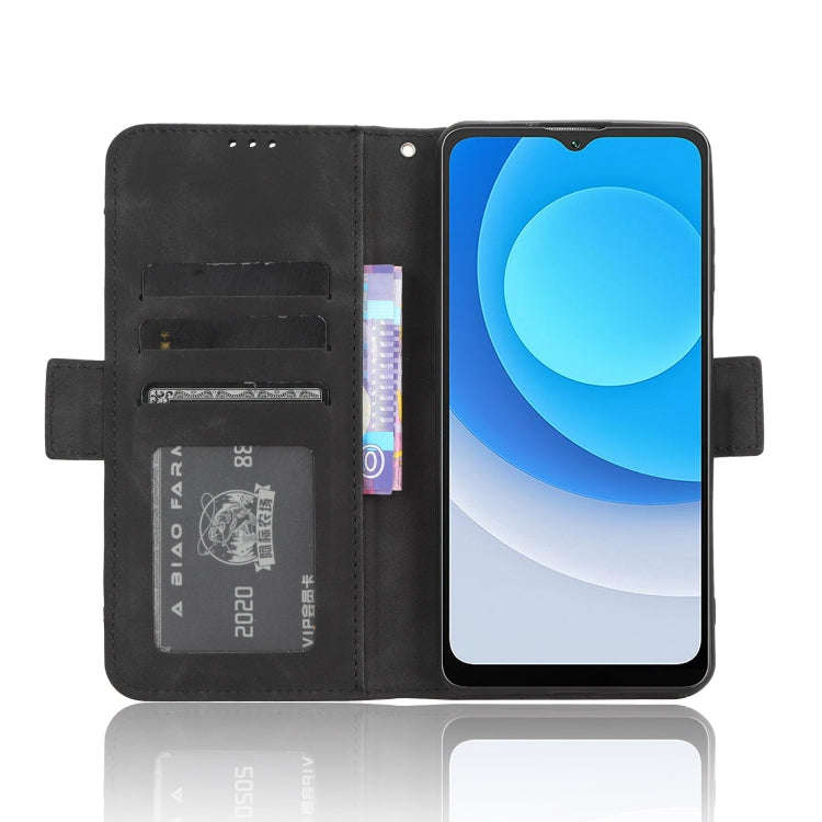 For Blackview A53 / A53 Pro Skin Feel Calf Texture Card Slots Leather Phone Case(Black)