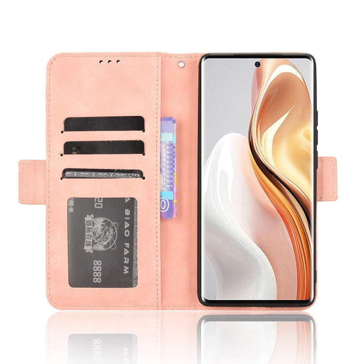 For Ulefone Note 17 Pro Skin Feel Calf Texture Card Slots Leather Phone Case(Pink)