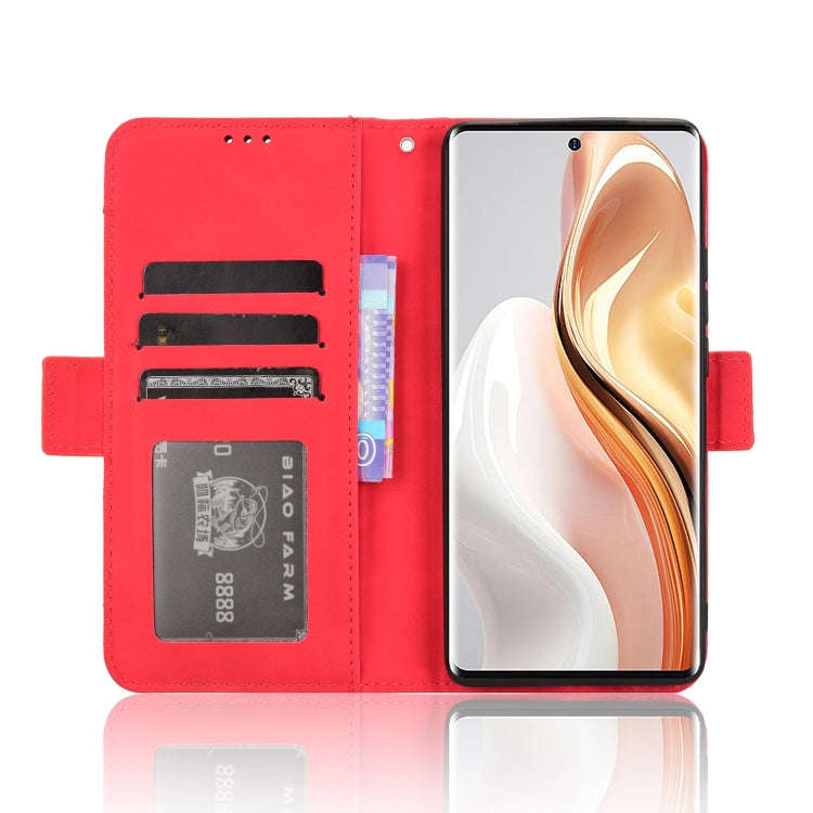 For Ulefone Note 17 Pro Skin Feel Calf Texture Card Slots Leather Phone Case(Red)