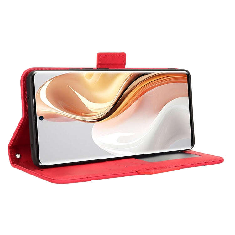 For Ulefone Note 17 Pro Skin Feel Calf Texture Card Slots Leather Phone Case(Red)