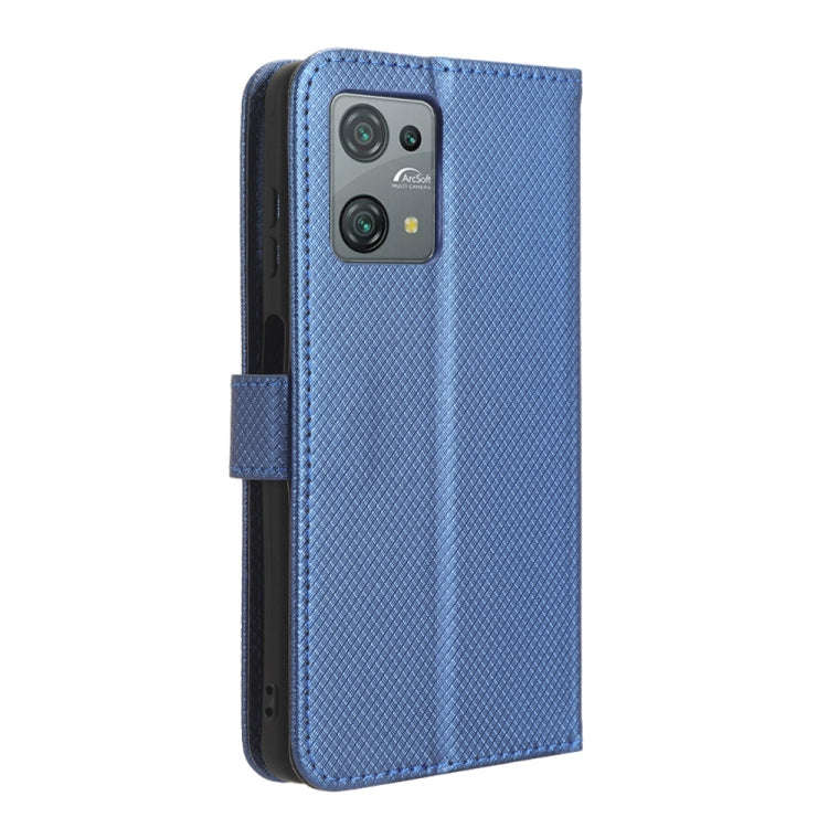 For Blackview Oscal C30 / C30 Pro Diamond Texture Leather Phone Case(Blue)