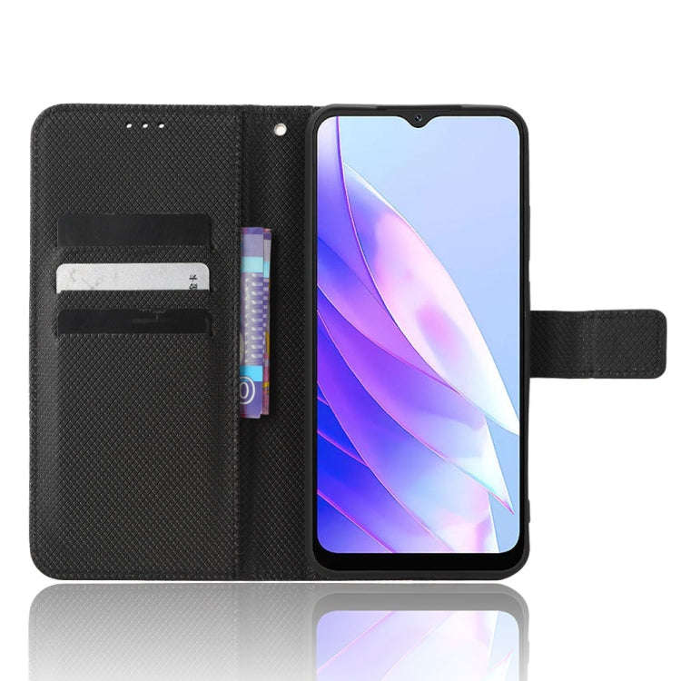 For Blackview A52 / A52 Pro Diamond Texture Leather Phone Case(Black)