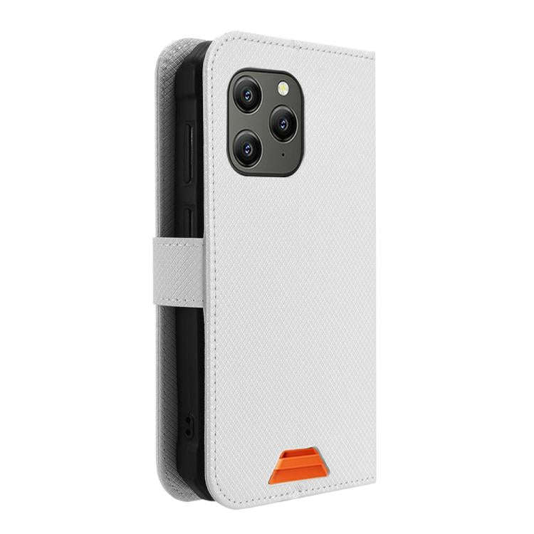 For Blackview BV5300 / BV5300 Pro Diamond Texture Leather Phone Case(White)