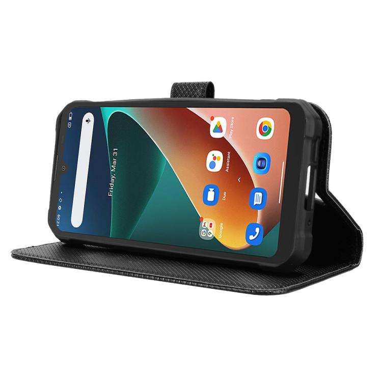 For Blackview BV5300 / BV5300 Pro Diamond Texture Leather Phone Case(Black)