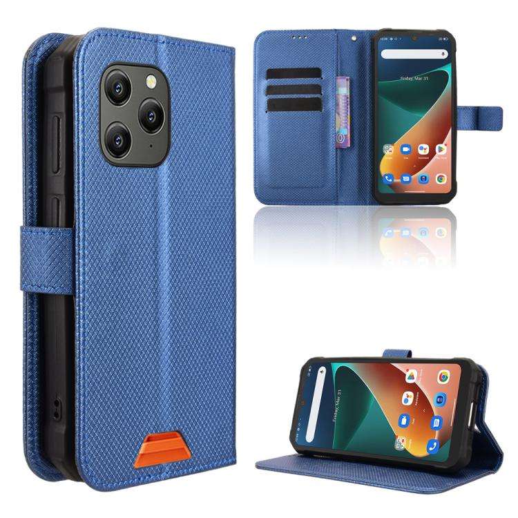 For Blackview BV5300 / BV5300 Pro Diamond Texture Leather Phone Case(Blue)
