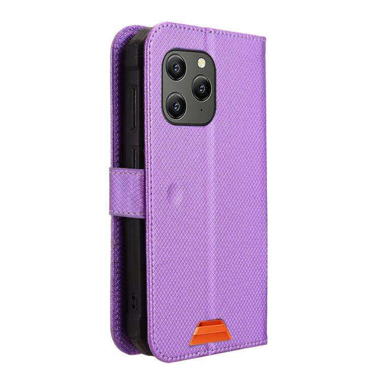 For Blackview BV5300 / BV5300 Pro Diamond Texture Leather Phone Case(Purple)