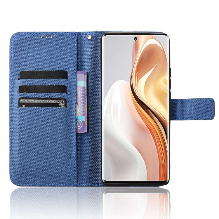 For Ulefone Note 17 Pro Diamond Texture Leather Phone Case(Blue)