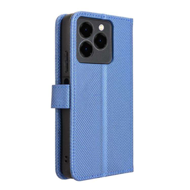 For Ulefone Note 20 Pro Diamond Texture Leather Phone Case(Blue)