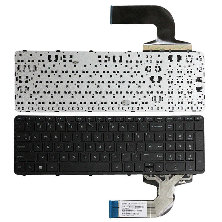 For HP 15-E / 15-N / 15-D Laptop Keyboard with Frame
