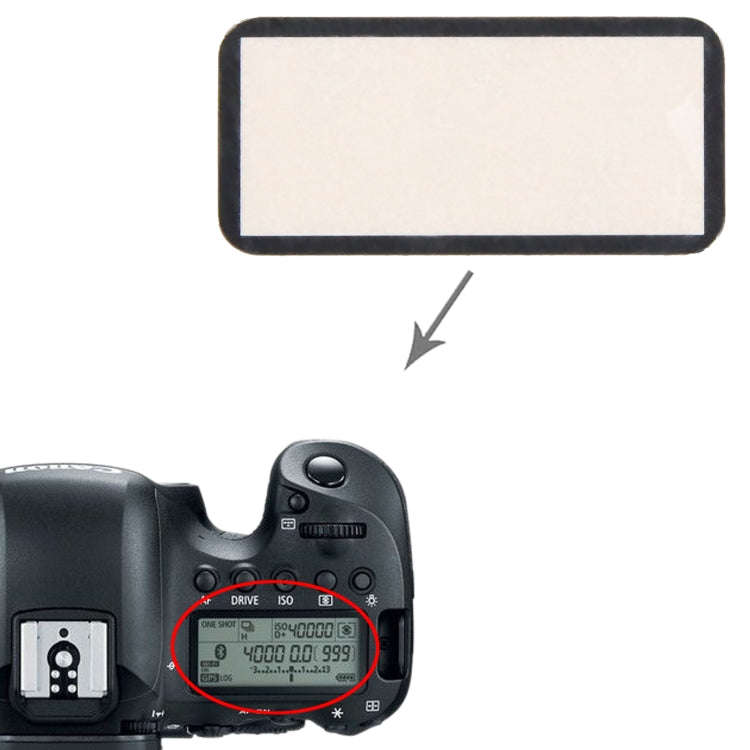 For Canon EOS 6D Mark II Top Cover Shoulder LCD Outer Lens