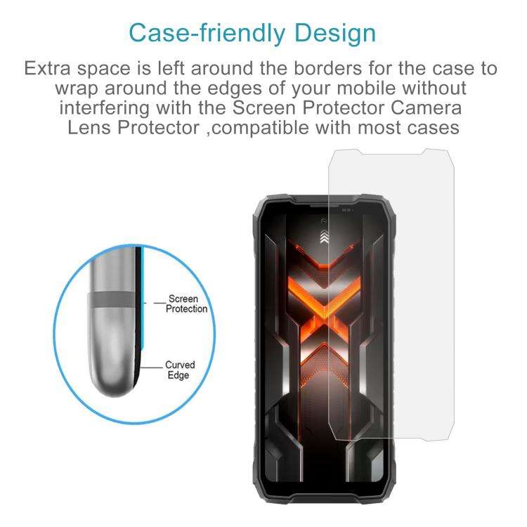 For Blackview ROCK 5 10pcs 0.26mm 9H 2.5D Tempered Glass Film