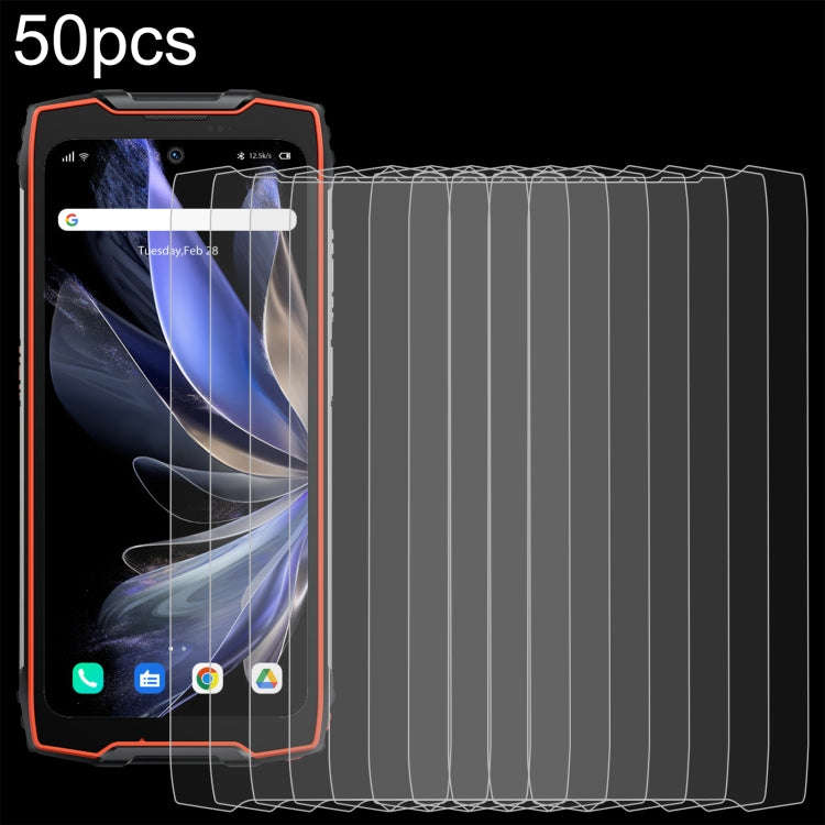 For Blackview BV9300 Pro 50pcs 0.26mm 9H 2.5D Tempered Glass Film