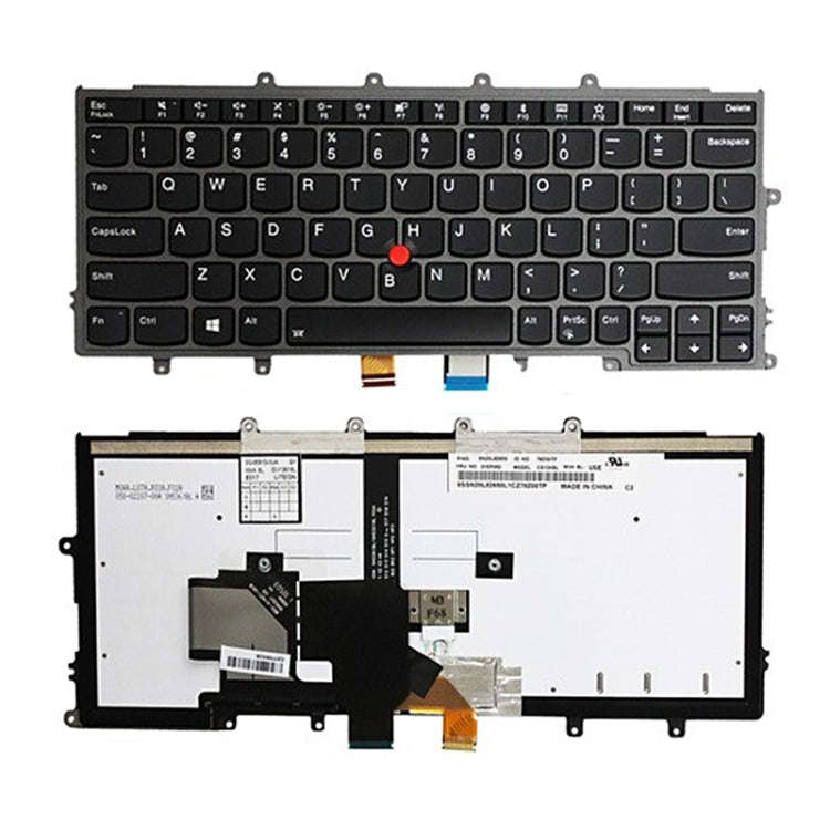 For Lenovo X270 US Version Backlight Laptop Keyboard with Pointing