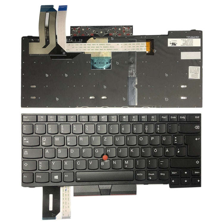 For Lenovo Thinkpad E480 E485 T480s L480 German Version Laptop Keyboard
