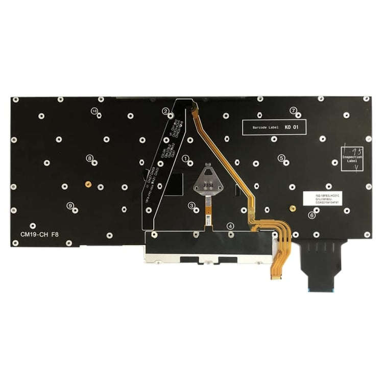 For Lenovo ThinkPad 2019 2020 X1 Carbon US Version Backlight Laptop Keyboard