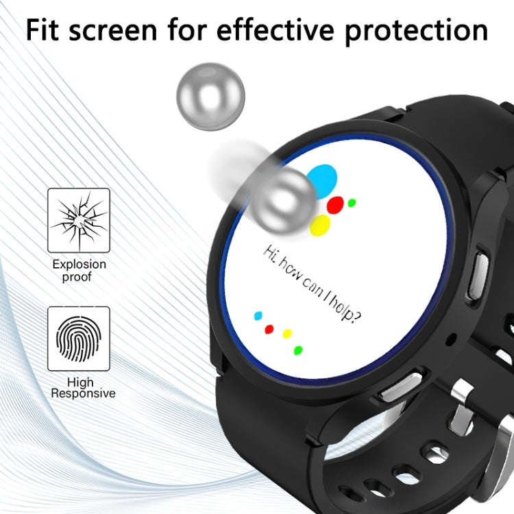 For Samsung Galaxy Watch 6 44mm Half-inclusive PC Watch Protective Case(Silver)