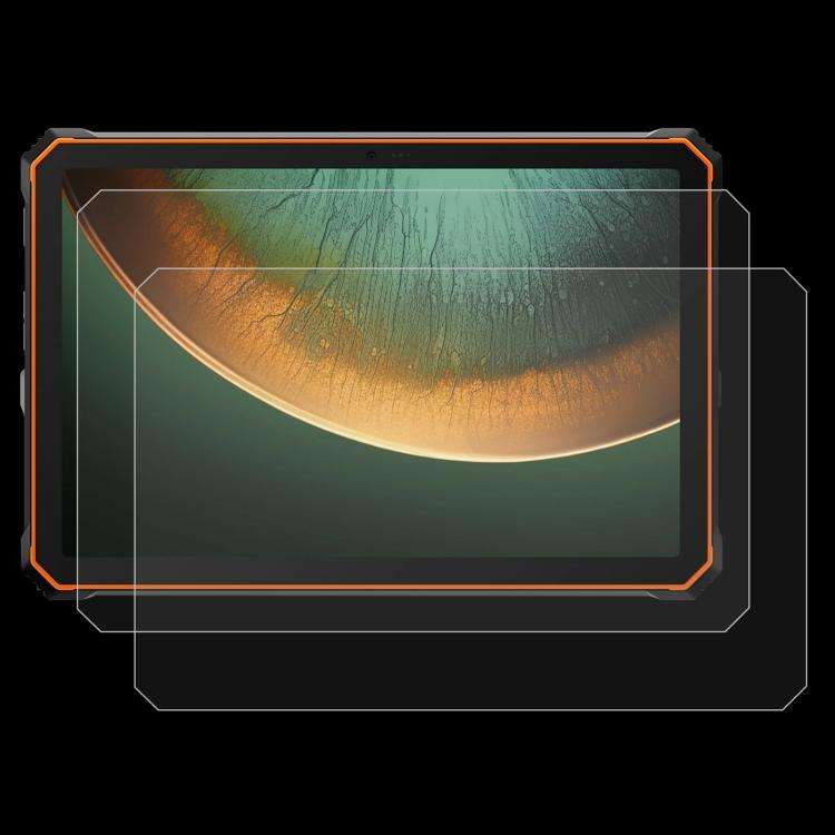 For Blackview Active 10 Pro / Active 7 11 2pcs 9H 0.3mm Explosion-proof Tempered Glass Film