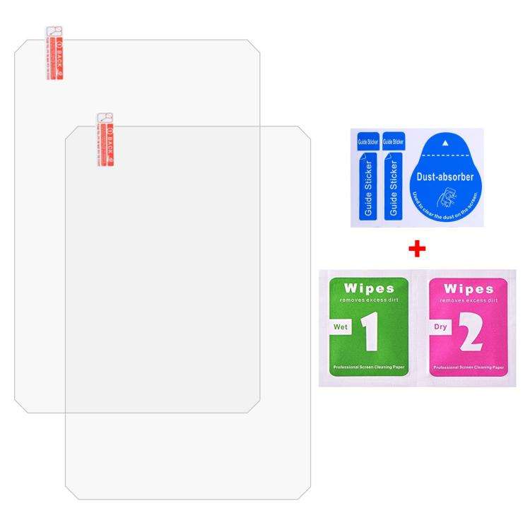 For Blackview Active 10 Pro / Active 7 11 2pcs 9H 0.3mm Explosion-proof Tempered Glass Film