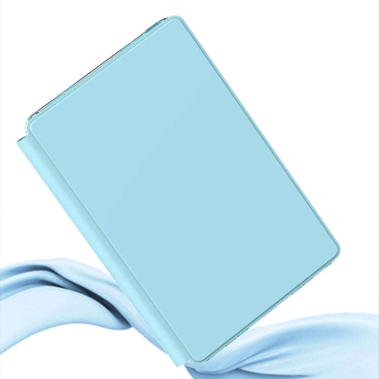 For Huawei MatePad 10.4 Clear 360 Rotation Stand Smart Leather Tablet Case(White)
