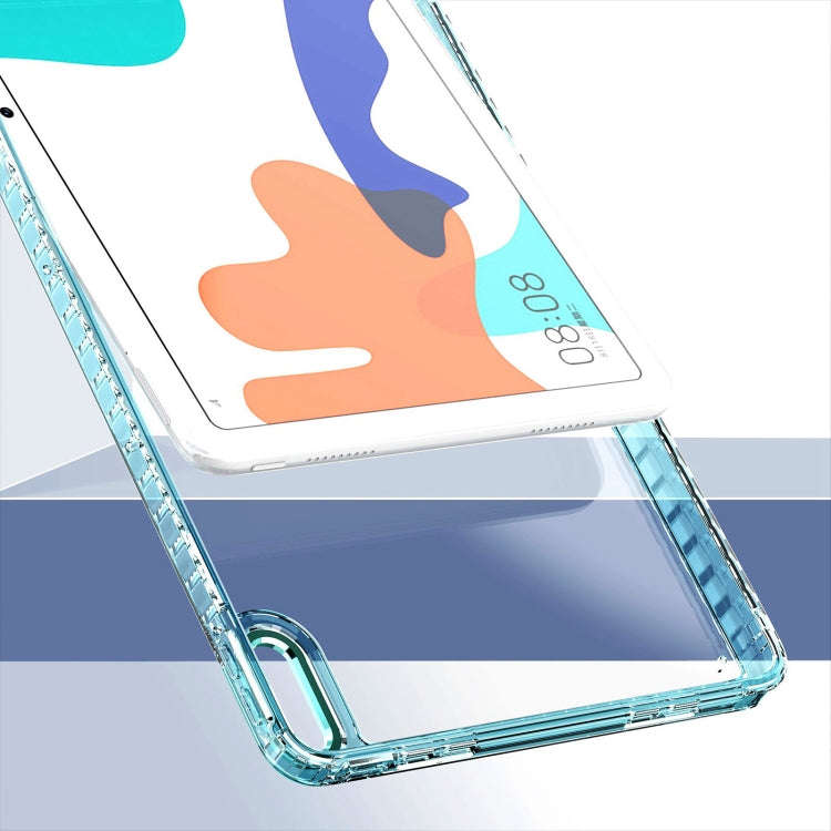 For Huawei MatePad 10.4 Clear Acrylic Shockproof Tablet Case(Baby Blue)