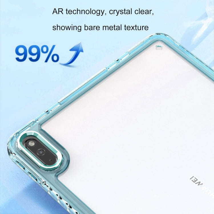 For Huawei MatePad 10.4 Clear Acrylic Shockproof Tablet Case(Baby Blue)