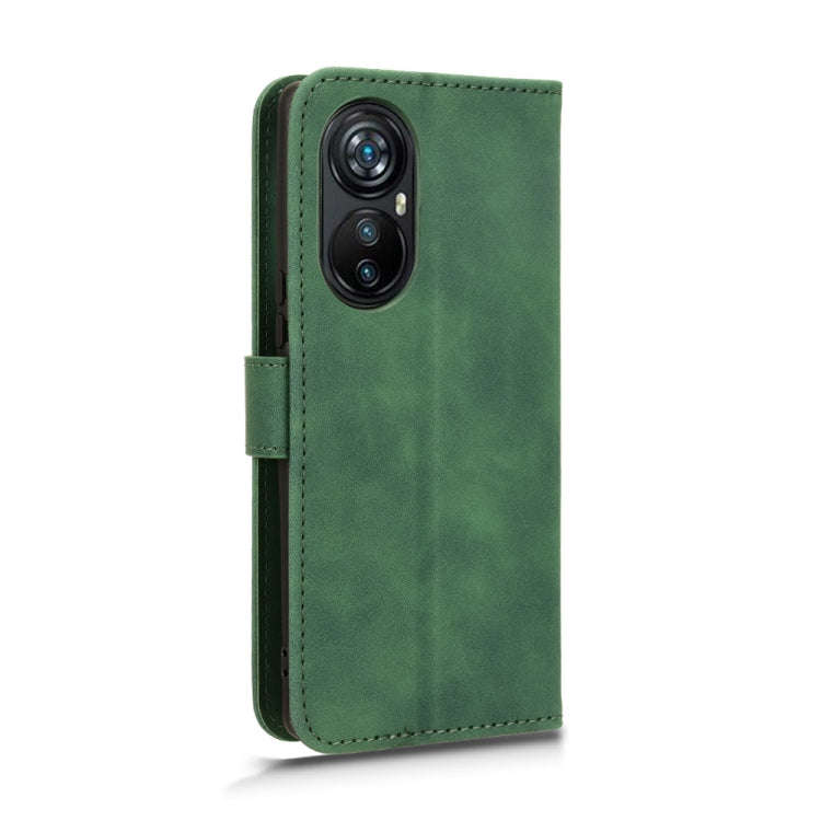 For Blackview A200 Pro Skin Feel Magnetic Flip Leather Phone Case(Green)
