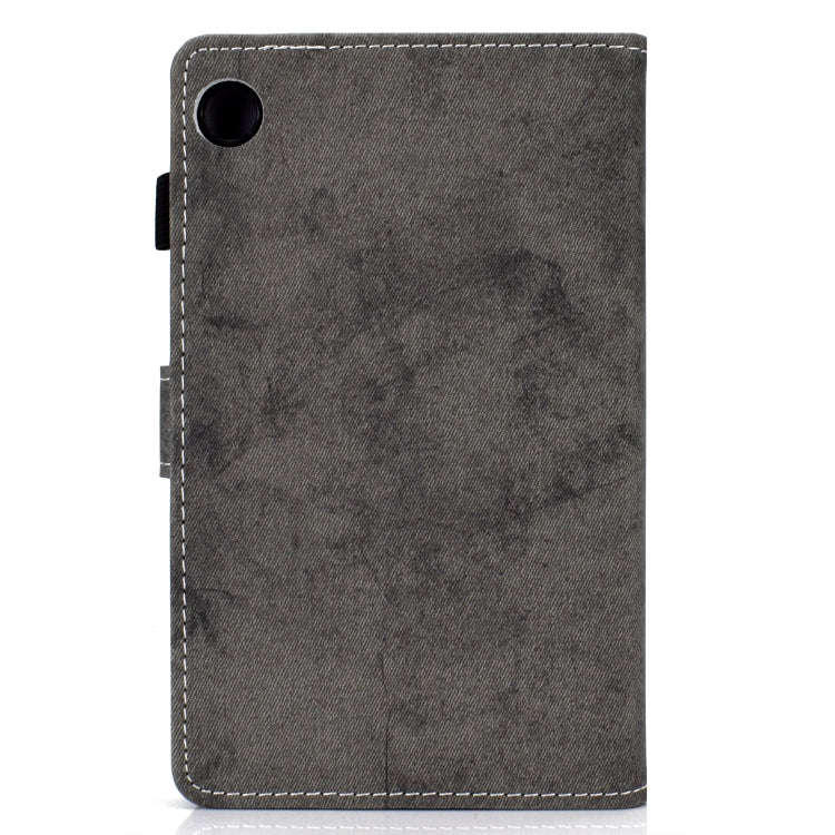 For Huawei MatePad T8 Marble Style Cloth Texture Tablet PC Protective Leather Case with Bracket &...