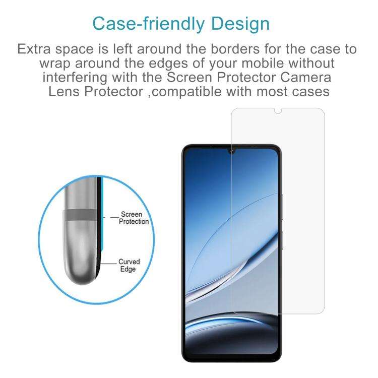 For DOOGEE Note 59 Pro / Note 59 10pcs 0.26mm 9H 2.5D Tempered Glass Film